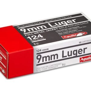 9MM LUGER 124 GRAIN FULL METAL JACKET